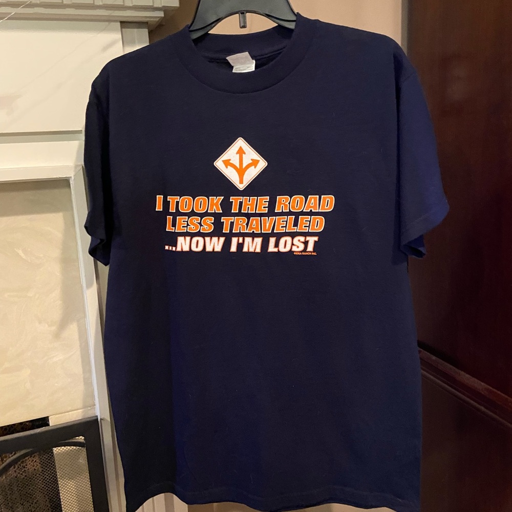 Road Less Traveled Med Thank You!-shirt-NWT